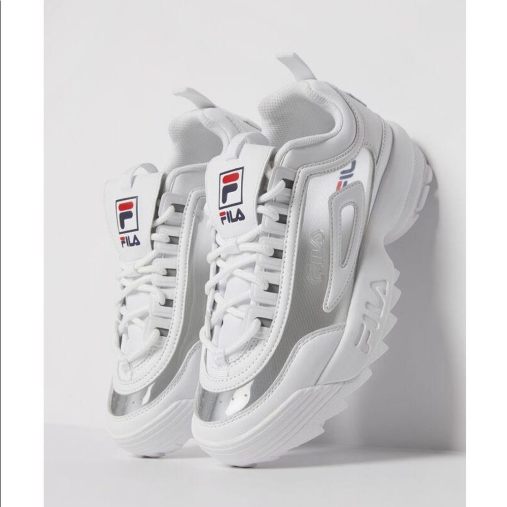 Fila  White Disruptor Ii Clear